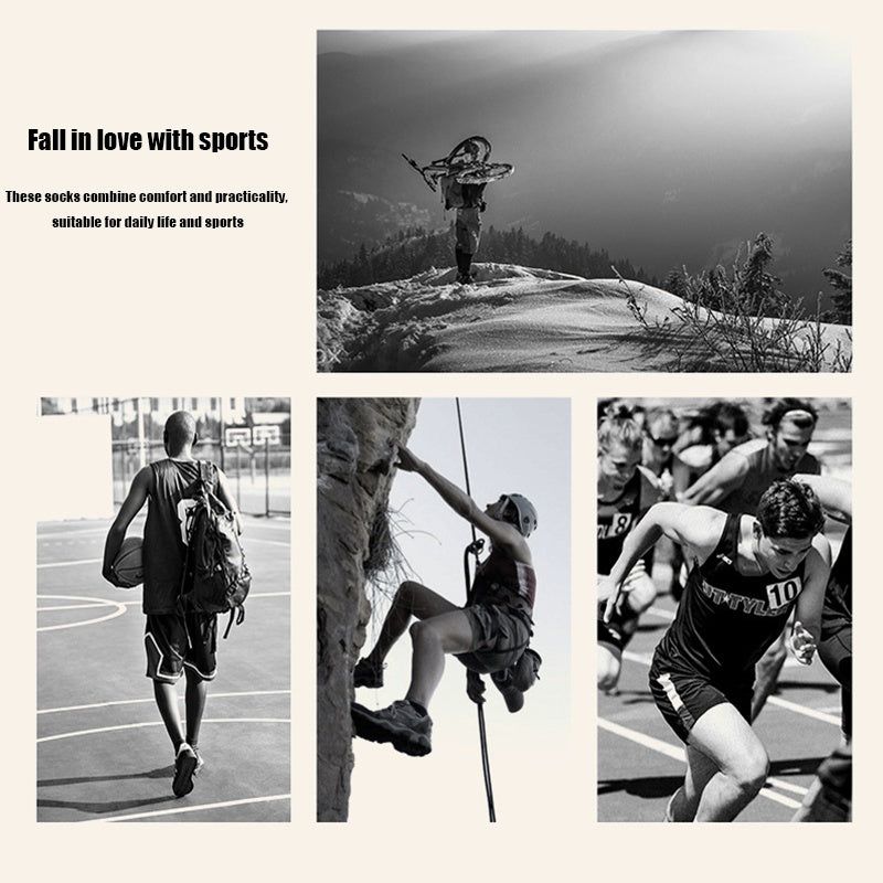 Compression Socks Men Quarter Cushioned Breathable