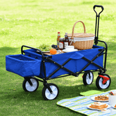 Foldable Garden Beach Folding Utility Cart Wagon
