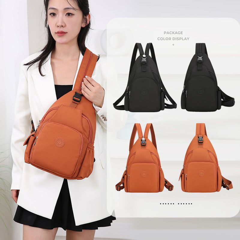 Women’s Waterproof Sling Backpack Casual Crossbody Bag