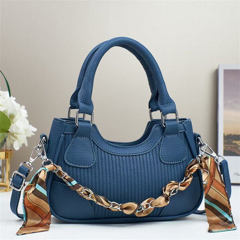 Braided Chain Handbag Fashion Crossbody Style