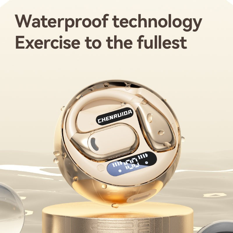 Open Ear Wireless Earbuds With Charging Case For Sports