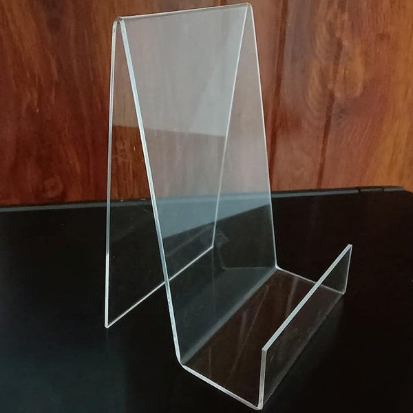 Clear Acrylic Stand With Triangular Base Book Display