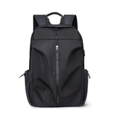 Mens PU Leather Casual Backpack with Large Capacity