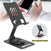 Foldable 360° Aluminum Phone Stand Adjustable Desktop Holder