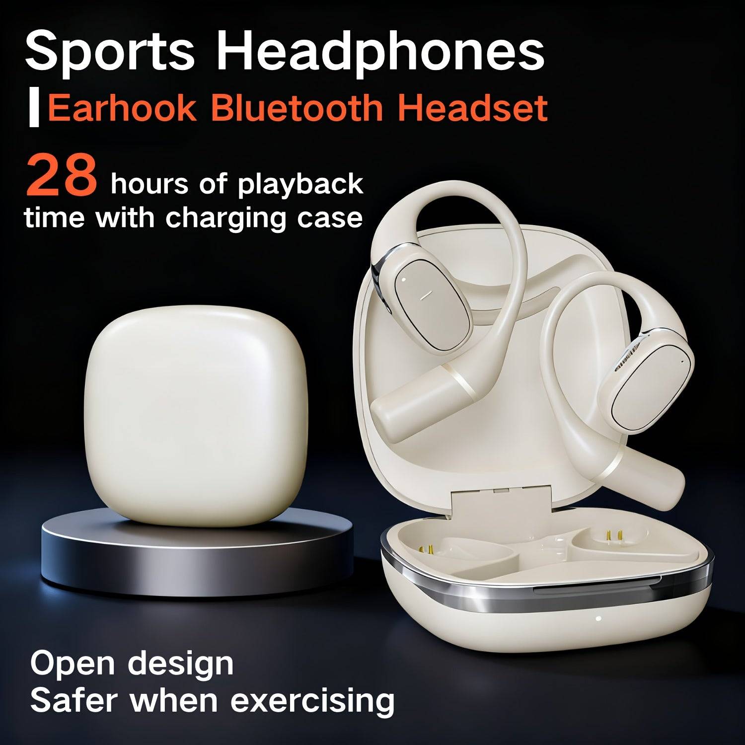 OWS Wireless Earbuds Open Ear Sports Design