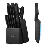 15 Piece Knife Set with Block for Everyday Kitchen