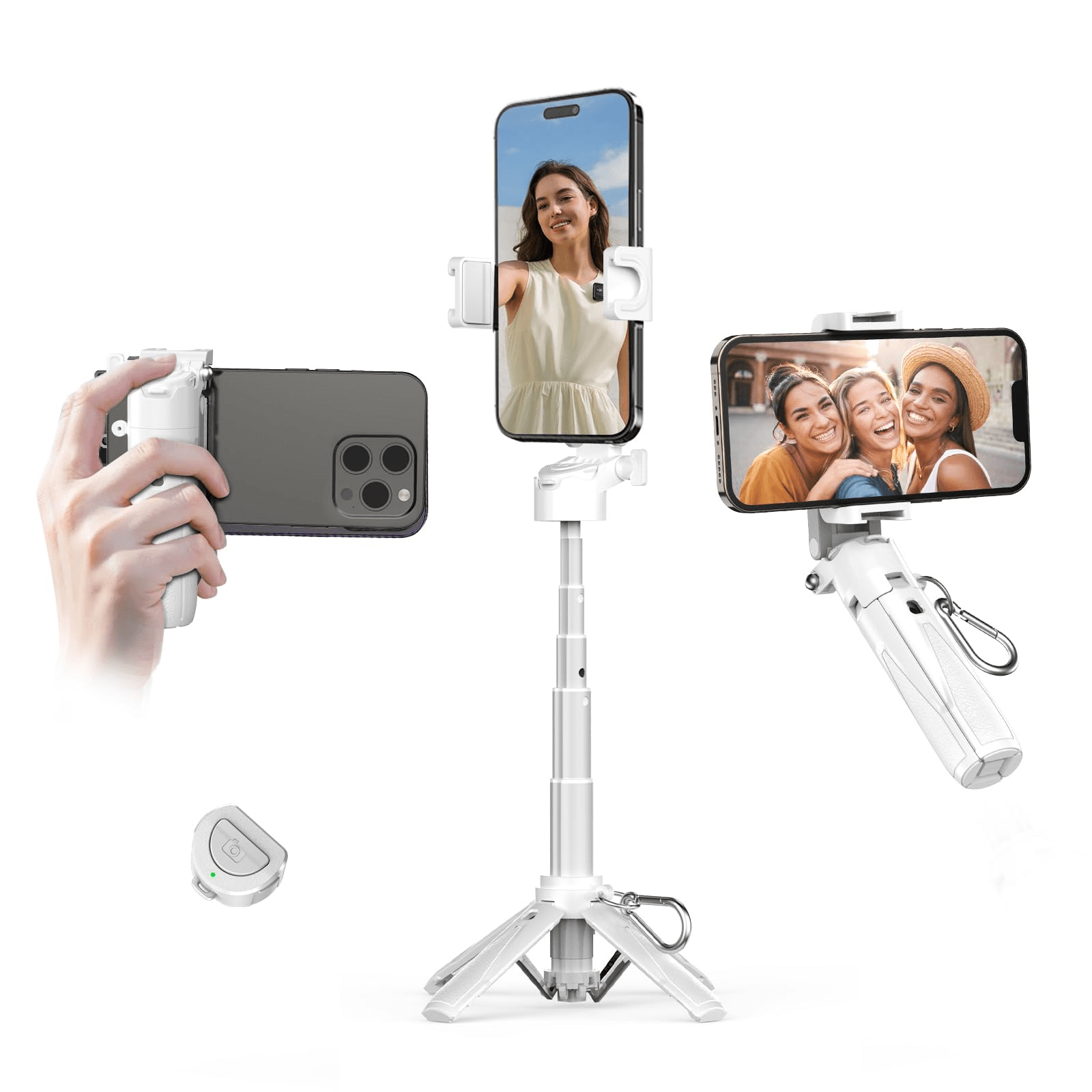 3 in 1 Portable Tripod with Bluetooth Remote