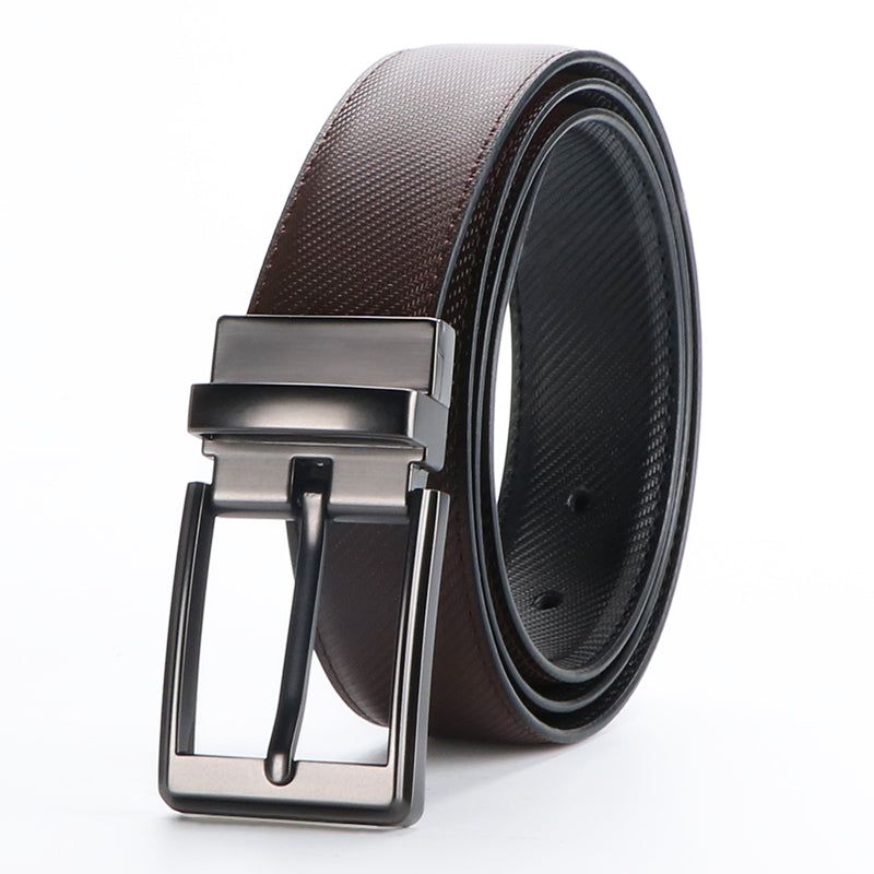 Reversible Leather Belt for Women Brown and Black