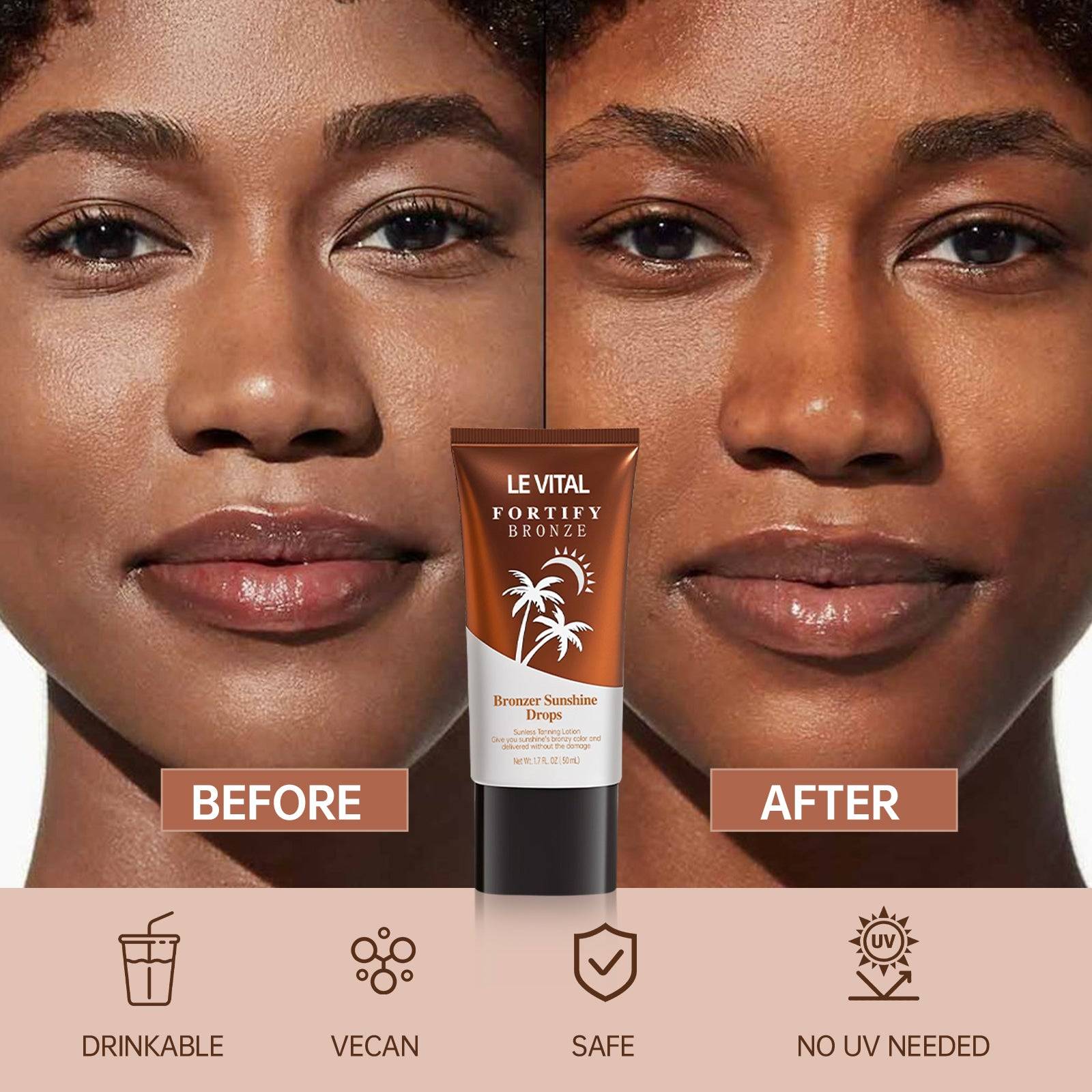 Vegan Quick Dry Bronzing Self Tanner Lotion