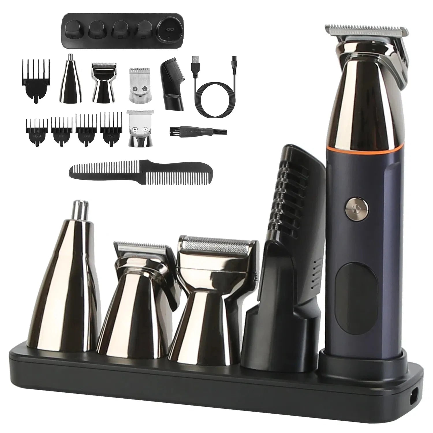 5 in 1 Hair Clippers Grooming Kit With LED Display IPX5