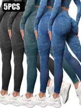 High Waisted Stretch Leggings For Women Five Pack