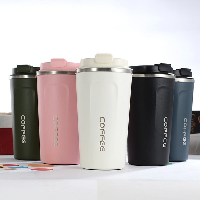 304 Stainless Steel Insulated Coffee Mug Double Wall Big Belly Cup 380ml 510ml Keeps Drinks Hot or Cold