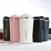 304 Stainless Steel Insulated Coffee Mug Double Wall Big Belly Cup 380ml 510ml Keeps Drinks Hot or Cold
