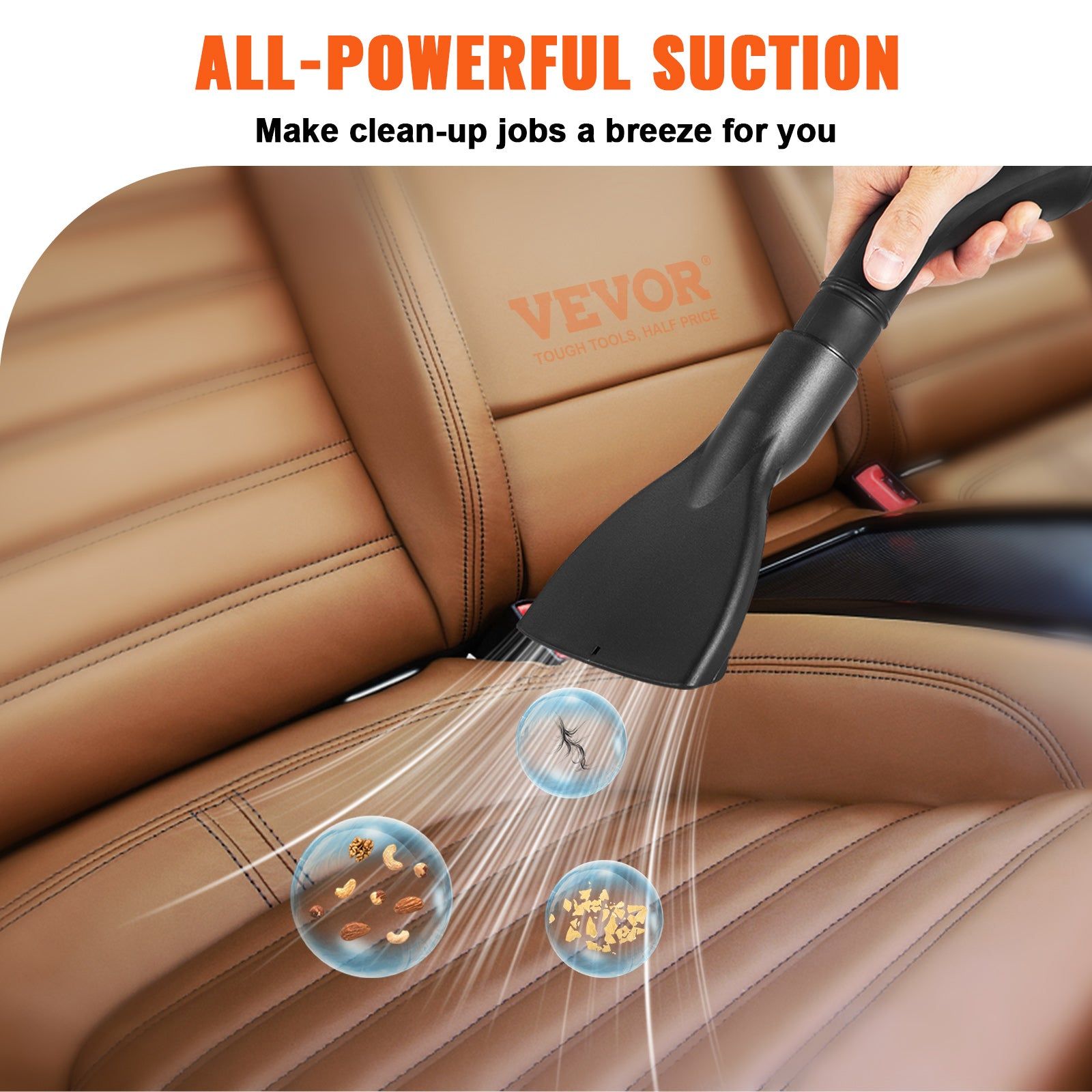 Portable Wet Dry Vacuum Cleaner 2.6 Gallon with Blower