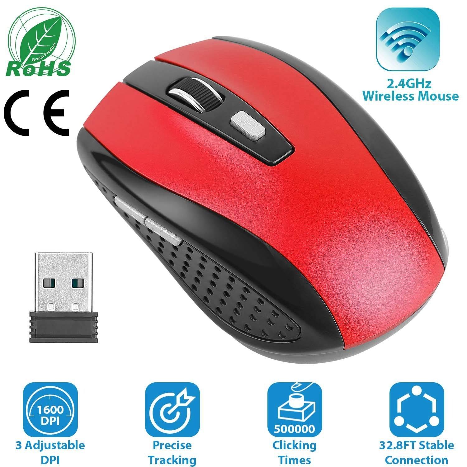 Wireless Gaming Mouse with Ergonomic DPI Control