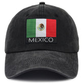 Mexico Flag Baseball Cap Adjustable with UV Protection