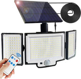 Solar Outdoor Lights With Motion Sensor 328 LEDs