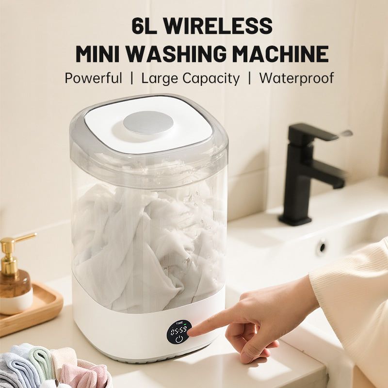 Portable Washing Machine Cordless Mini Washer 6L