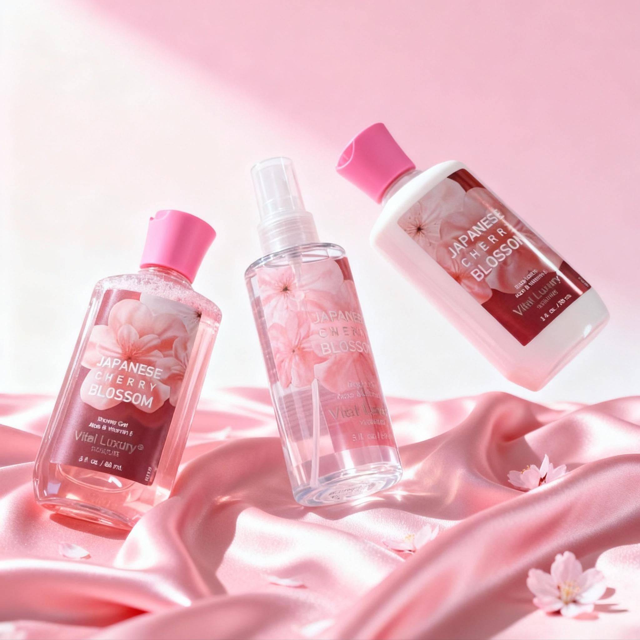 Japanese Cherry Blossom Skincare Gift Set