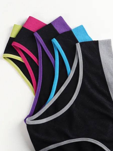 5 Pack Women Seamless Panties Breathable Comfort