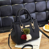 Chic PU Leather Small Shoulder Bag Convertible Strap