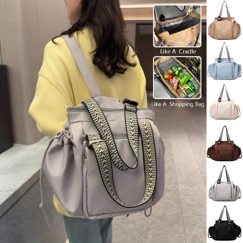 Womens Waterproof Oxford Travel Backpack with Large Capacity