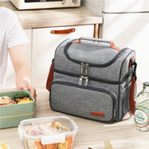 Insulated Lunch Bag with Ice Pack Portable Cooler Tote
