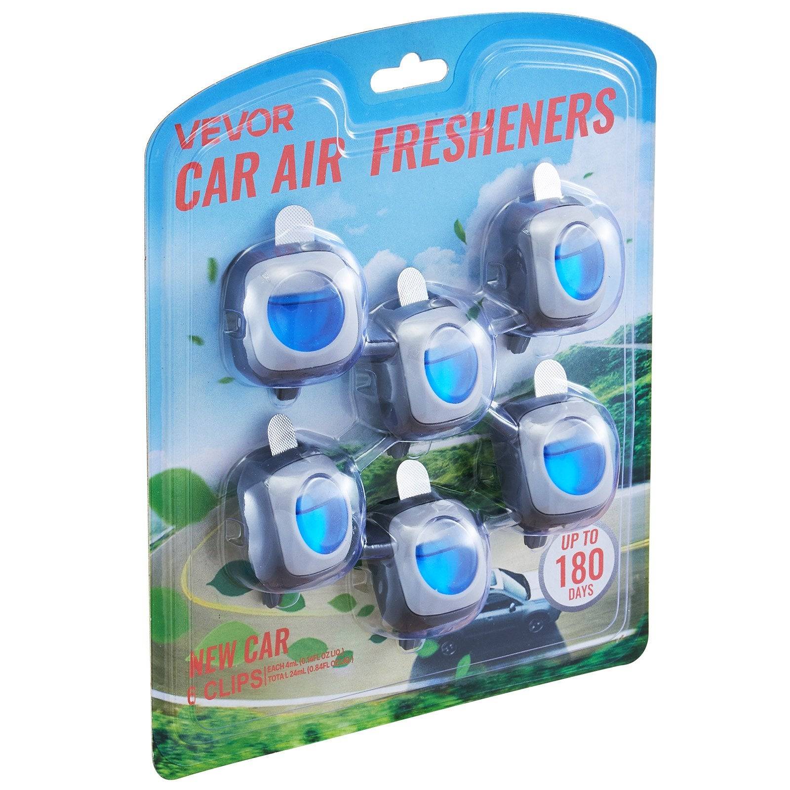 Car Air Freshener Vent Clip 6 Pack With Lasting Scent