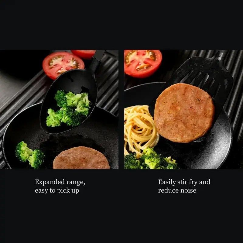 Cooking Utensils 5 Piece Set Stainless Steel and Nylon