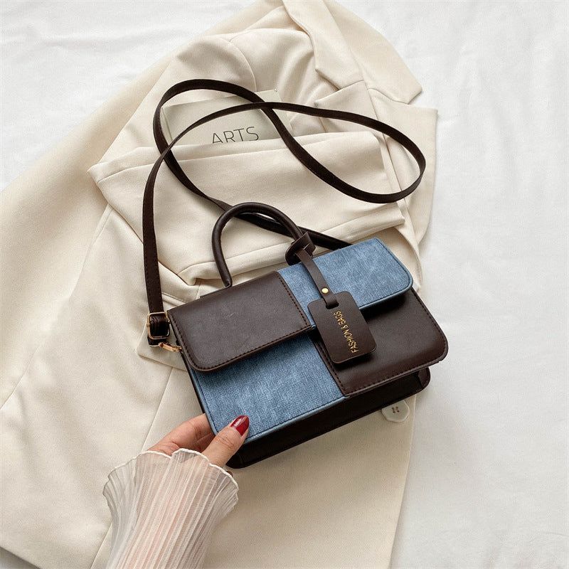 PU Leather Tote Bag with Crossbody Strap and Top Handle