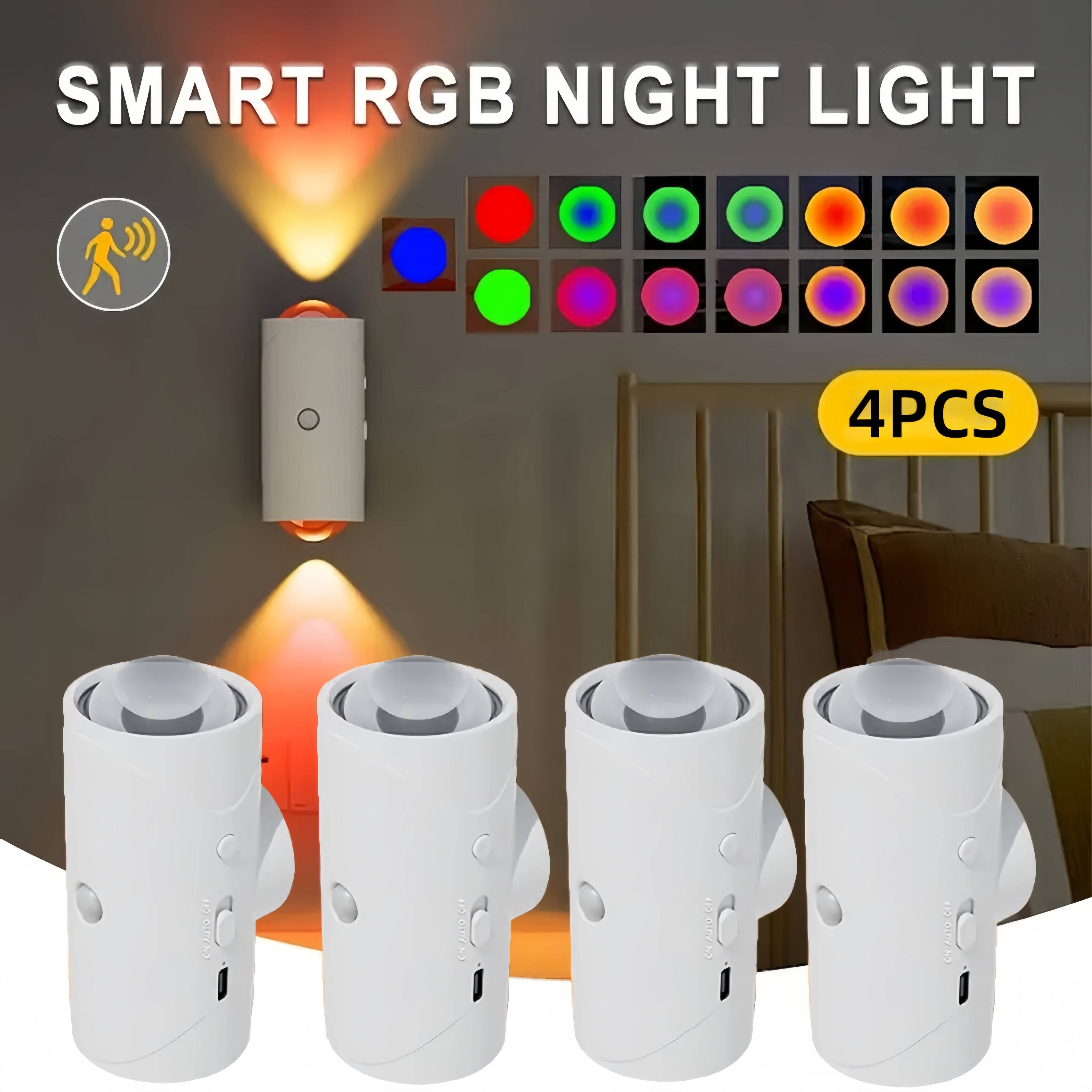 Rechargeable Motion Sensor Night Lights with Magnetic Mount