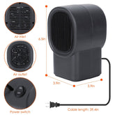 400W Portable Heater Compact Space Unit