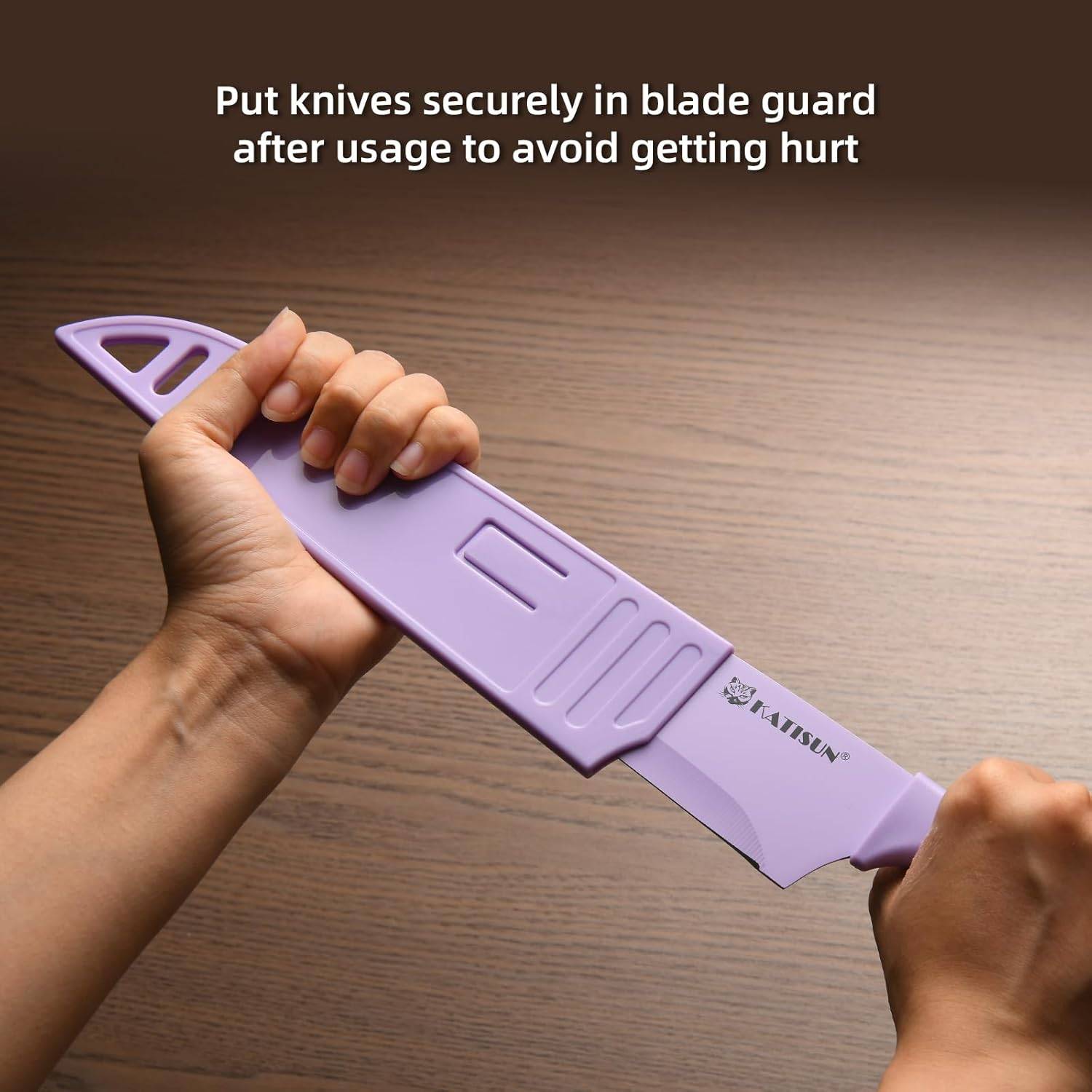 30 Piece Colorful Stainless Steel Kitchen Knife Set