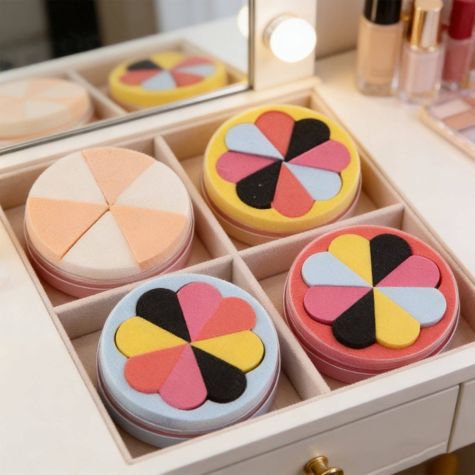 6PCS Powder Puff Set For Smooth Makeup Application