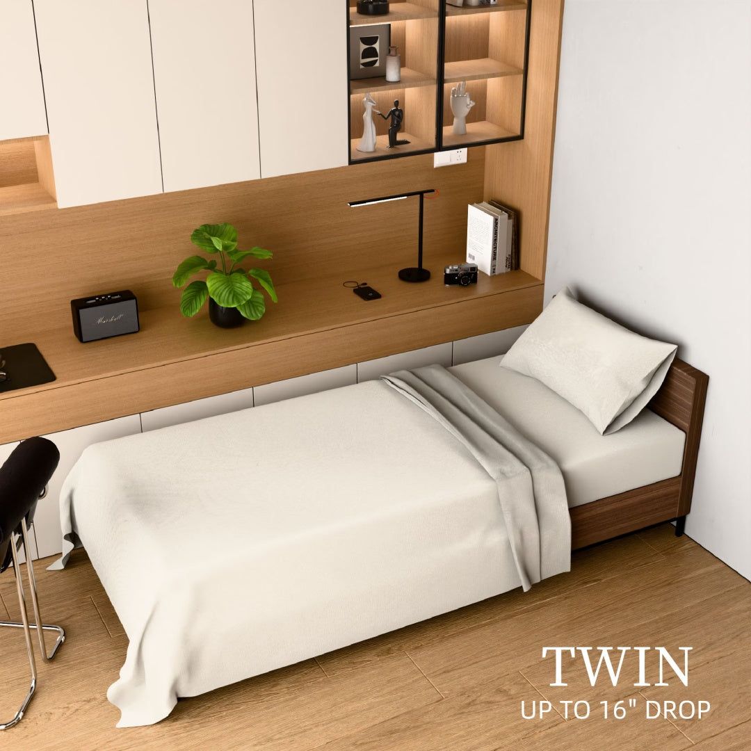 Twin Bed Sheets Set Microfiber 3 Piece Comfort