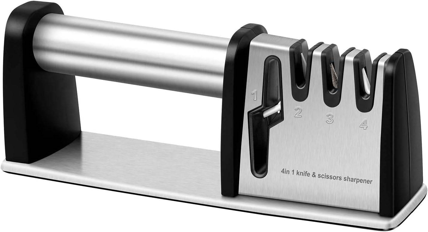 4 in 1 Manual Knife Sharpener for Knives