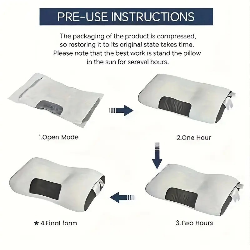 3D Knitted Cotton Pillow for Massage Comfort