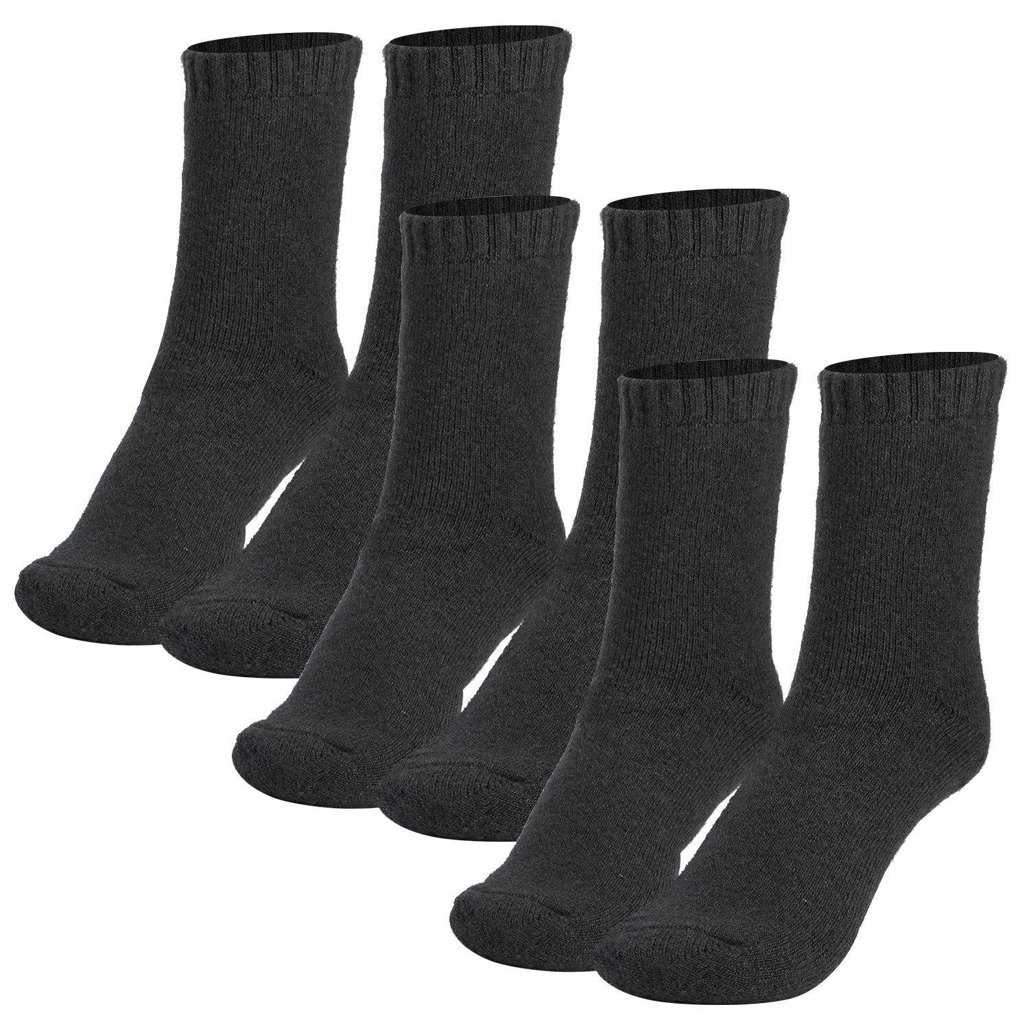 3 Pack Mens Heating Socks with Thermal Fleece