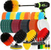 45 Piece Drill Scrub Brushes Cleaning Set