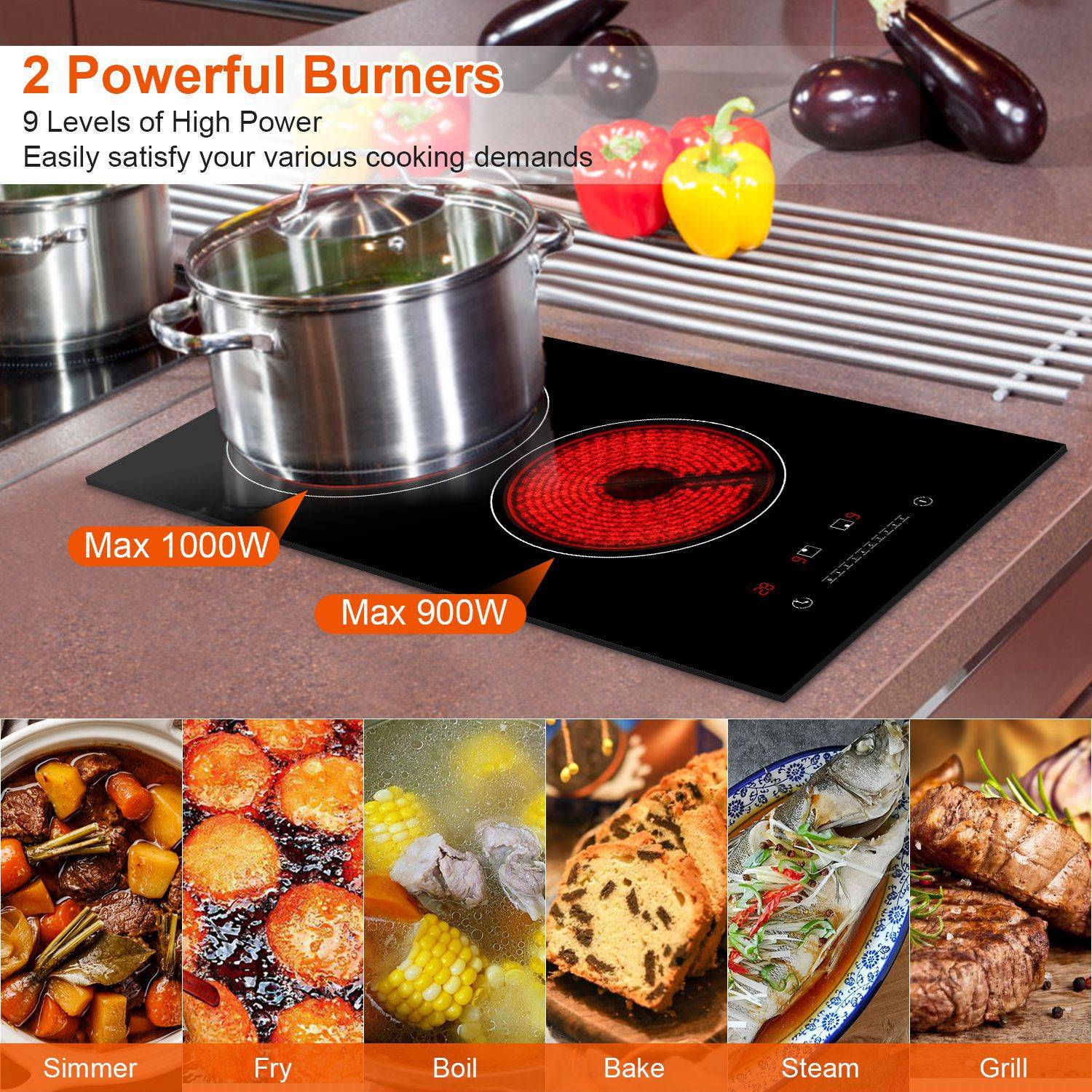 Electric Cooktop Mug Warmer 16W Auto Sensor