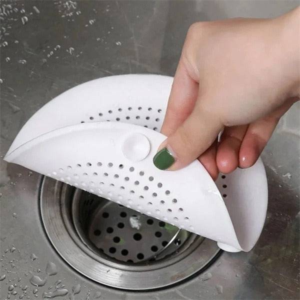 Shower Drain Cover Hair Filter Stopper with Suction Cups