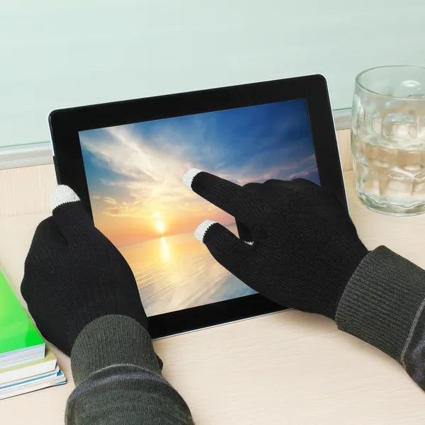Unisex Knitted Touchscreen Winter Gloves with Warm Fit