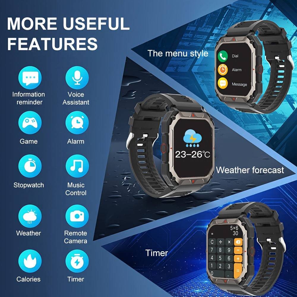 Bluetooth Calling Smartwatch With 2.01 Inch Display