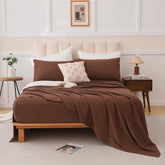 King Bedding Set Cotton Blend Four Piece Soft Breathable