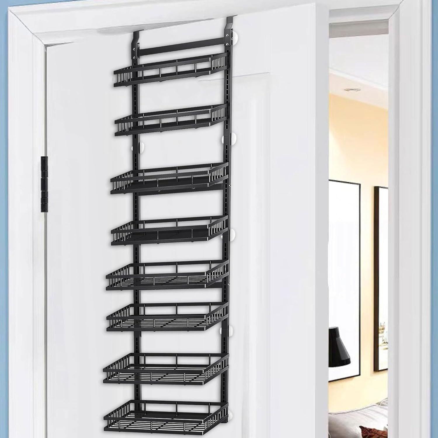 Pantry Cabinets for Kitchen Over Door Adjustable Rack
