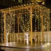 String Lights 3 Meter 300 LED Warm White Curtain Waterproof