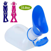 Portable Unisex Urinal Bottle with Funnel for Emergency Use