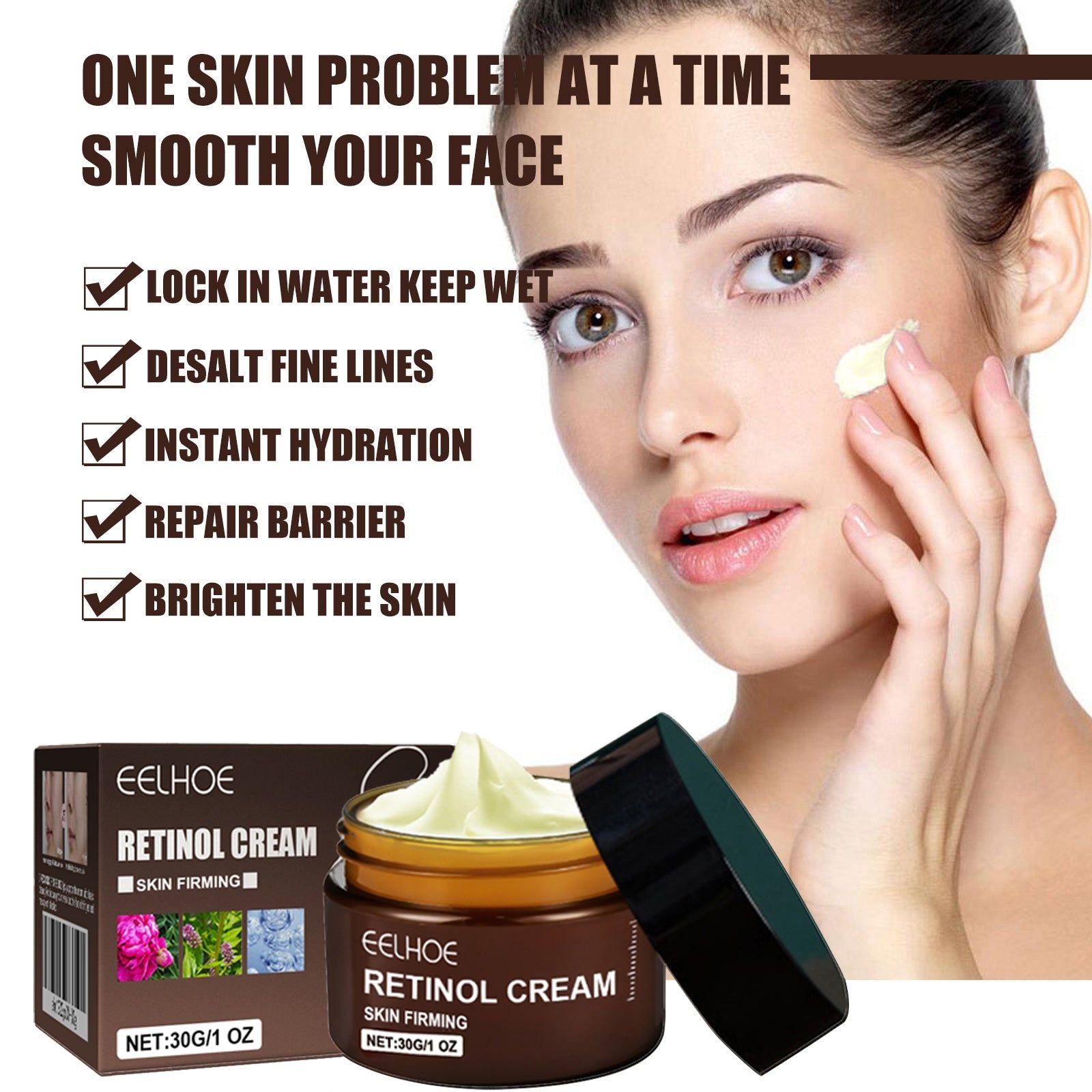 EELHOE Retinol Facial Cream with Vitamin C Care