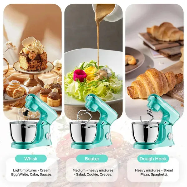 5L 4.5L Dual Bowl Stand Mixer for Baking