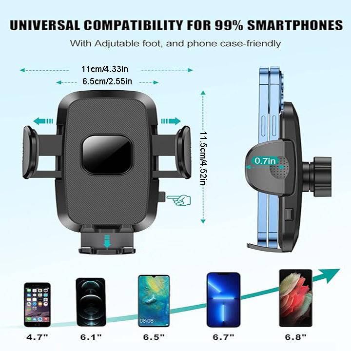 4 in 1 Universal Car Phone Holder Mount